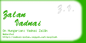 zalan vadnai business card